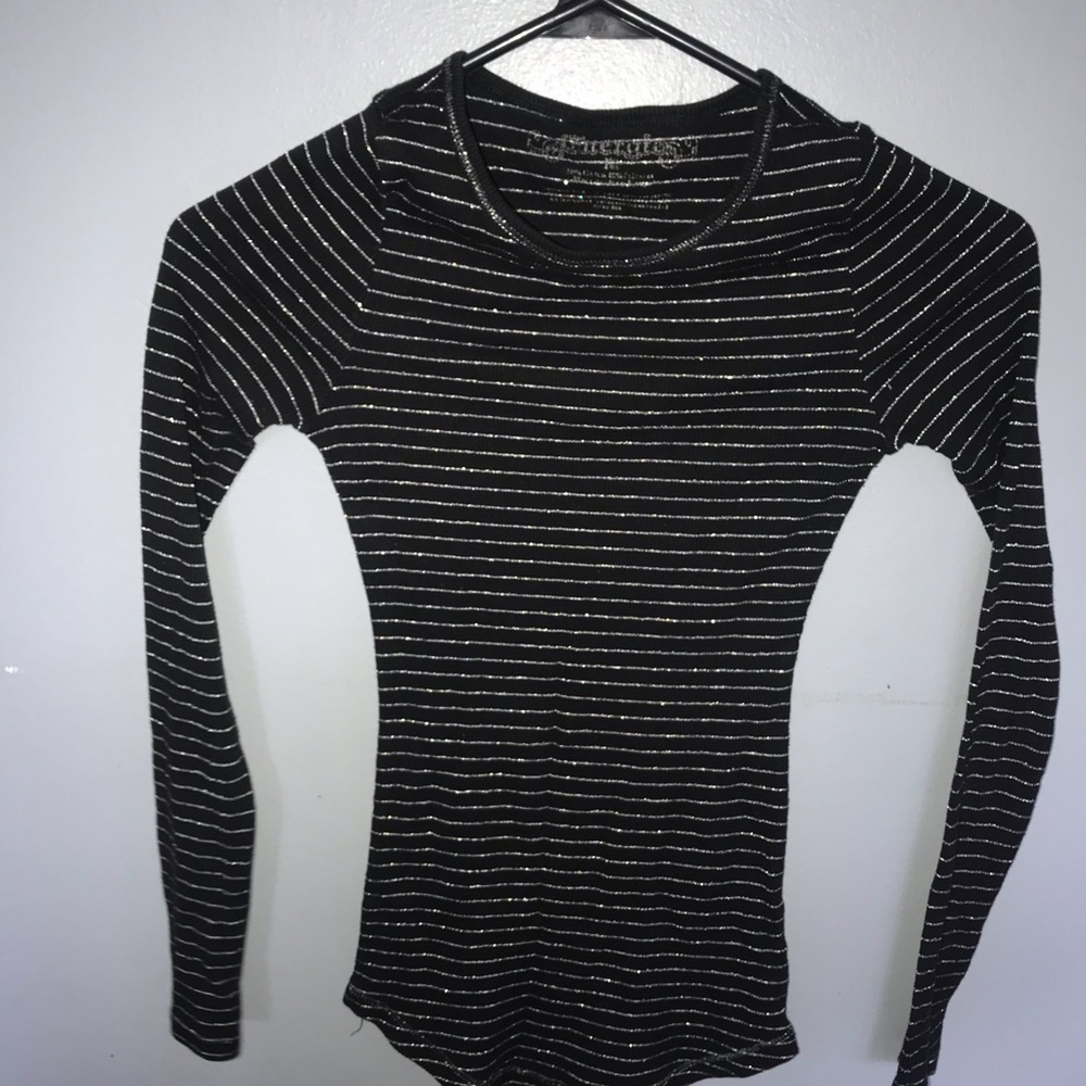 💕Black Striped Long Sleeve